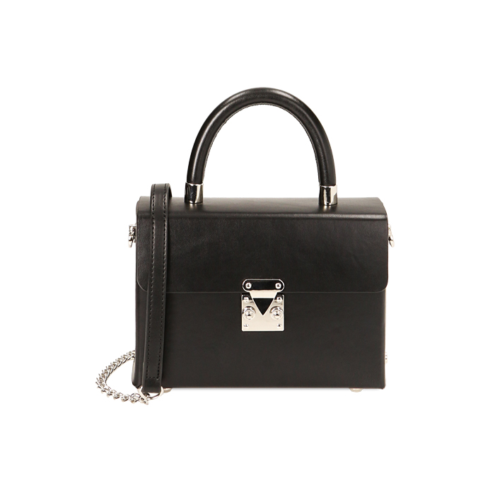 Mini-bag nera a mano