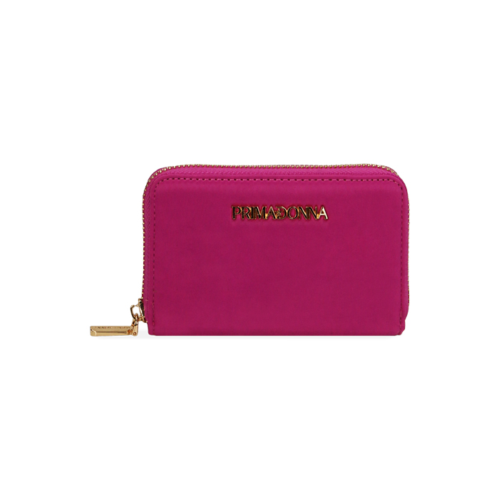 Portafogli fucsia in raso