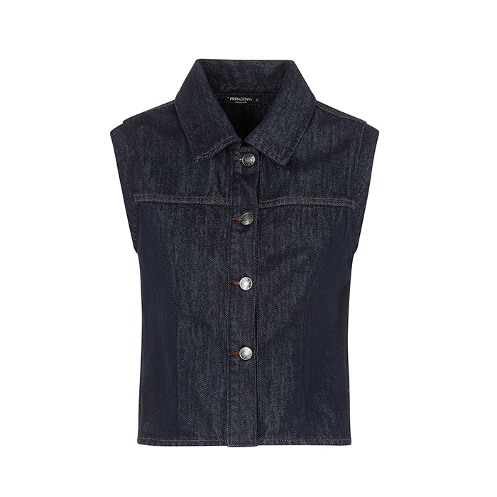 Gilet jeans stile urbano
