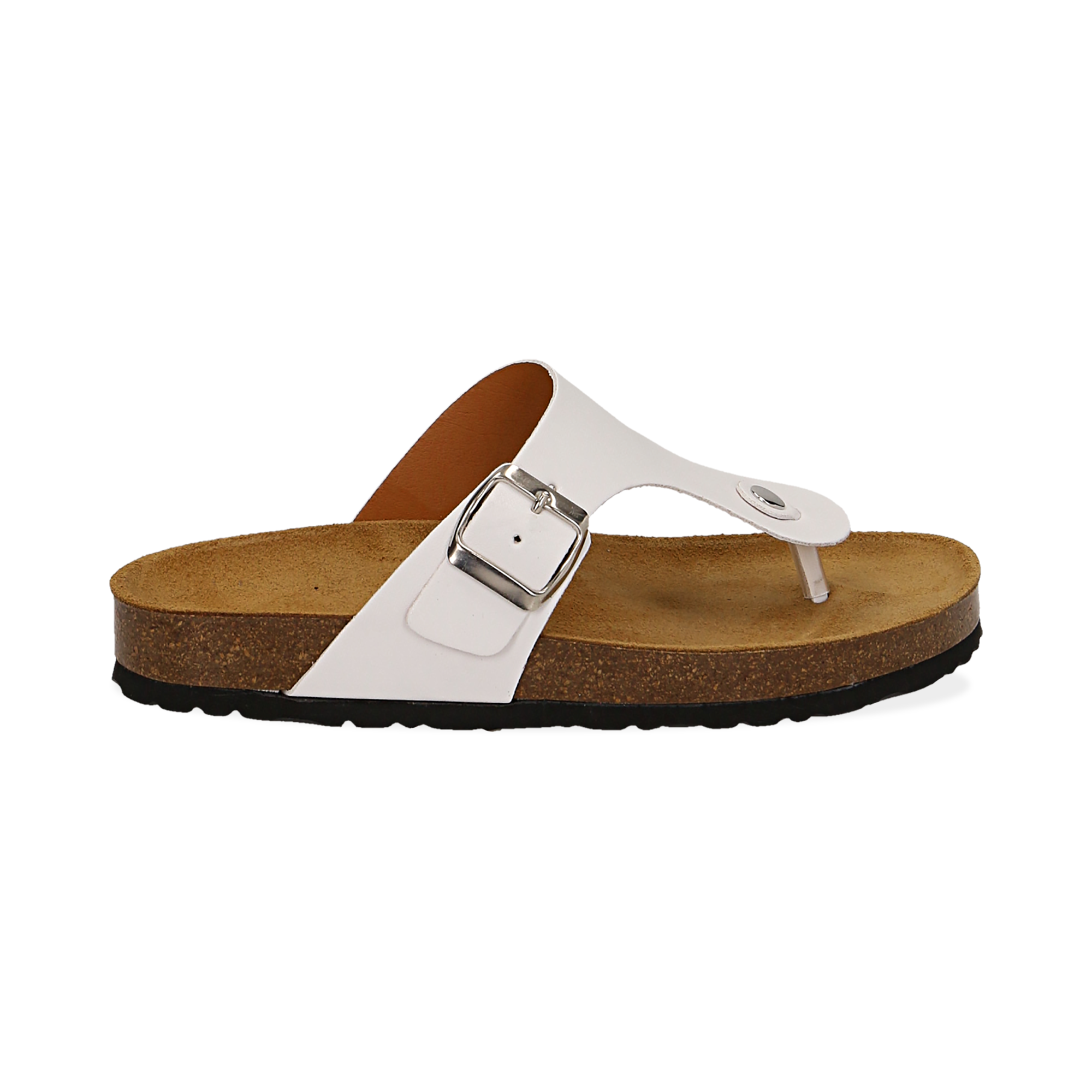 Zeppe Bianche Con Suola In Sughero Donna Primadonna Collection