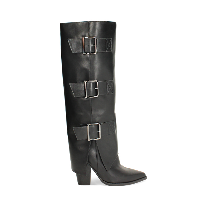 WOMEN SHOES BOOTS SYNTHETIC NERO