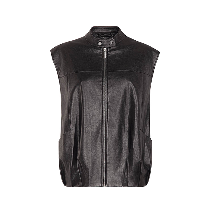 Gilet testa di moro con eleganti dettagli