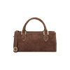 Sac à main femme brun allongé